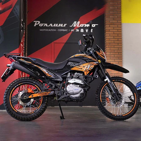 Мотоцикл эндуро ROCKOT XR250 (черный/оранжевый, 21/18, ЭПТС)