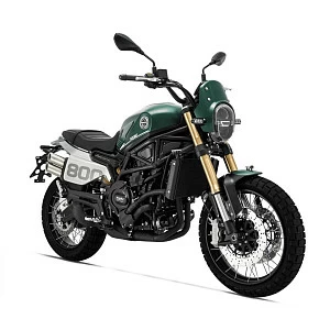 Мотоцикл Benelli Leoncino 800 Trail (темно-зеленый глянцевый)